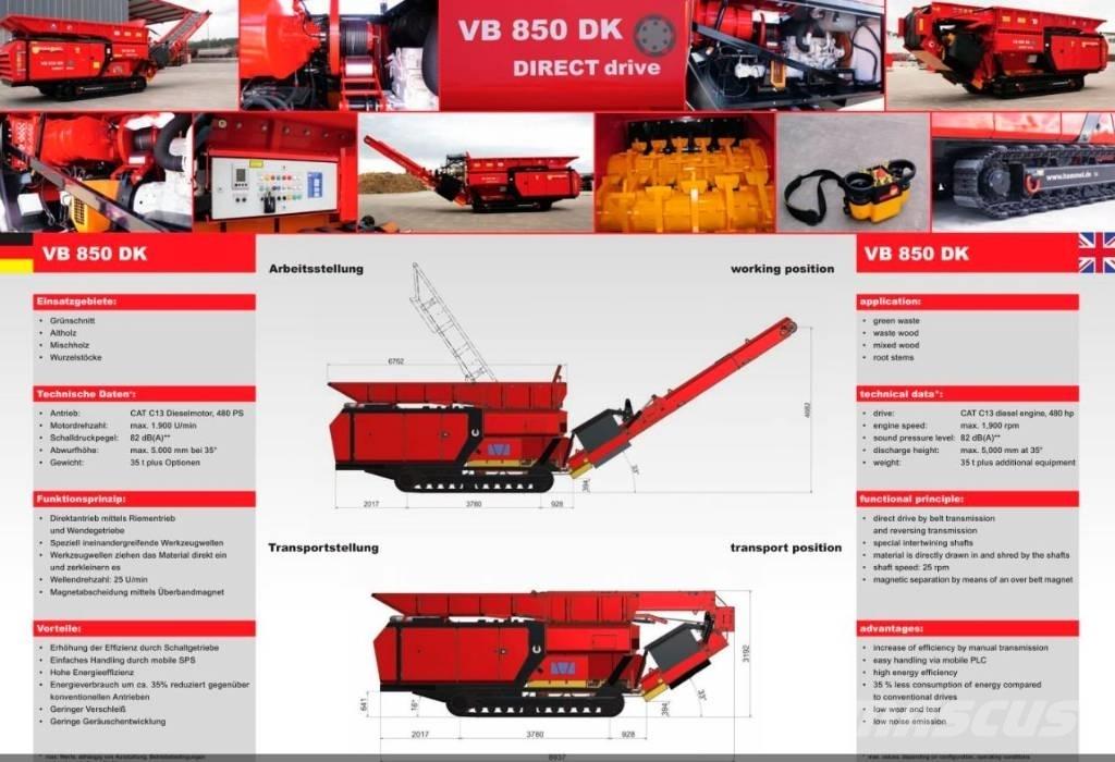 Hammel VB 850 DK Шредери за отпадъци
