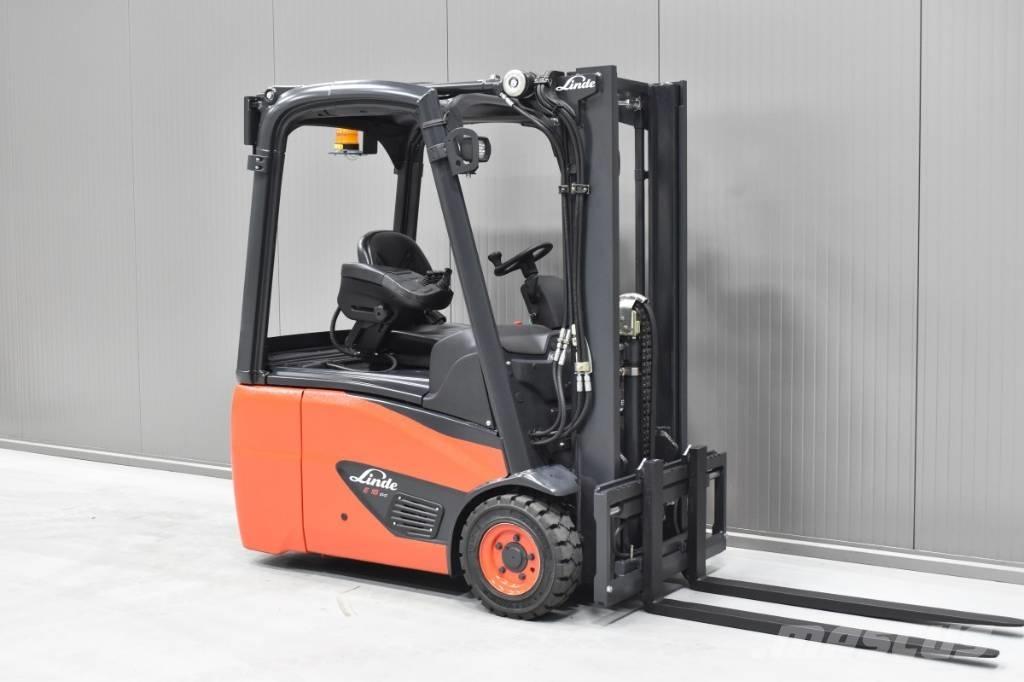 Linde E 16 C-02 Електрически вилични кари-повдигачи