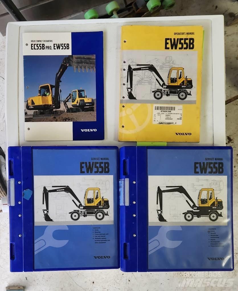 Volvo EW55B Колесни екскаватори