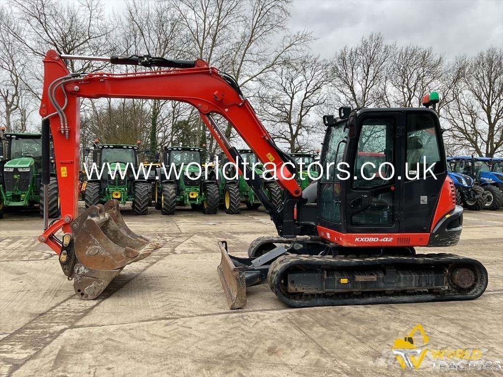 Kubota KX 080-4 Средни екскаватори 7т - 12т