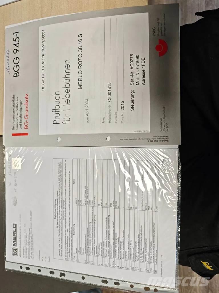 Merlo Roto 38.16S Телескопични товарачи