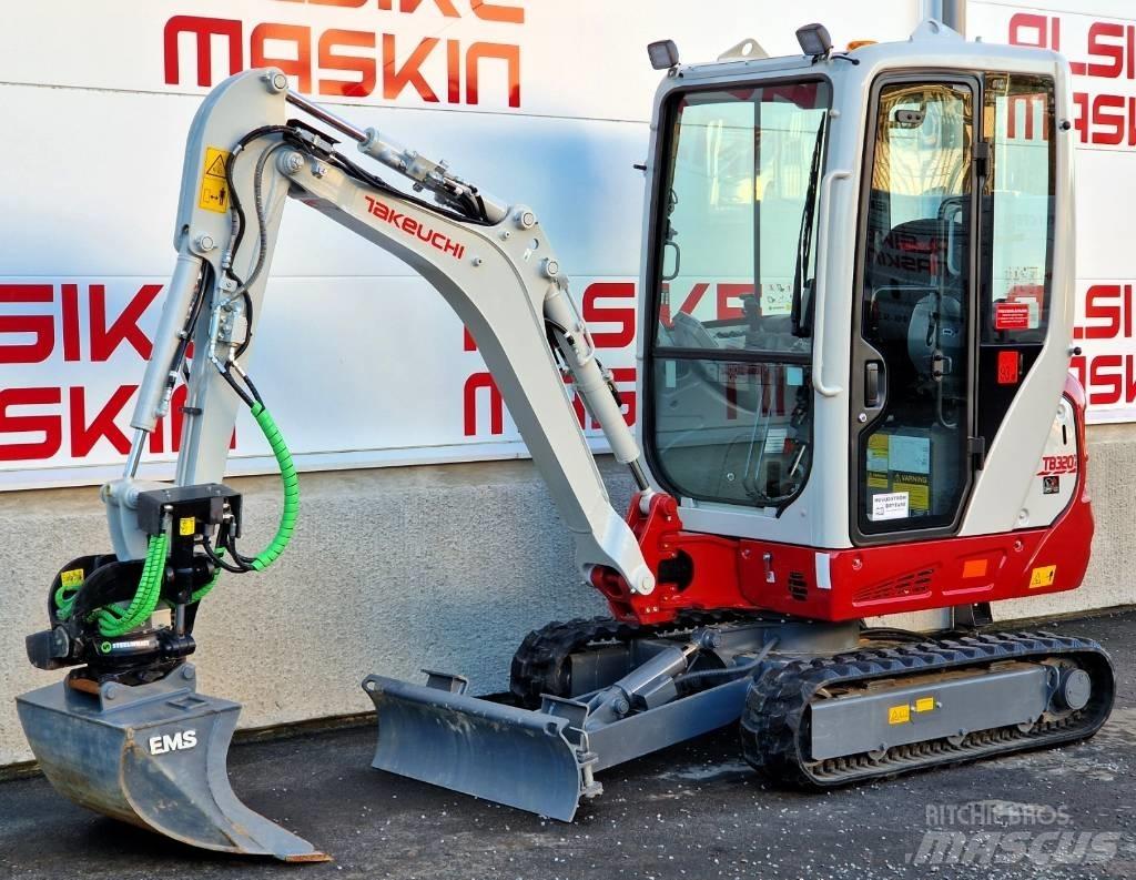Takeuchi TB 320 Мини екскаватори < 7 т