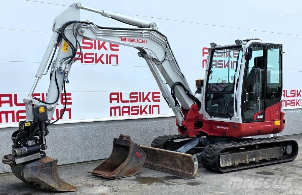 Takeuchi TB 260 Мини екскаватори < 7 т