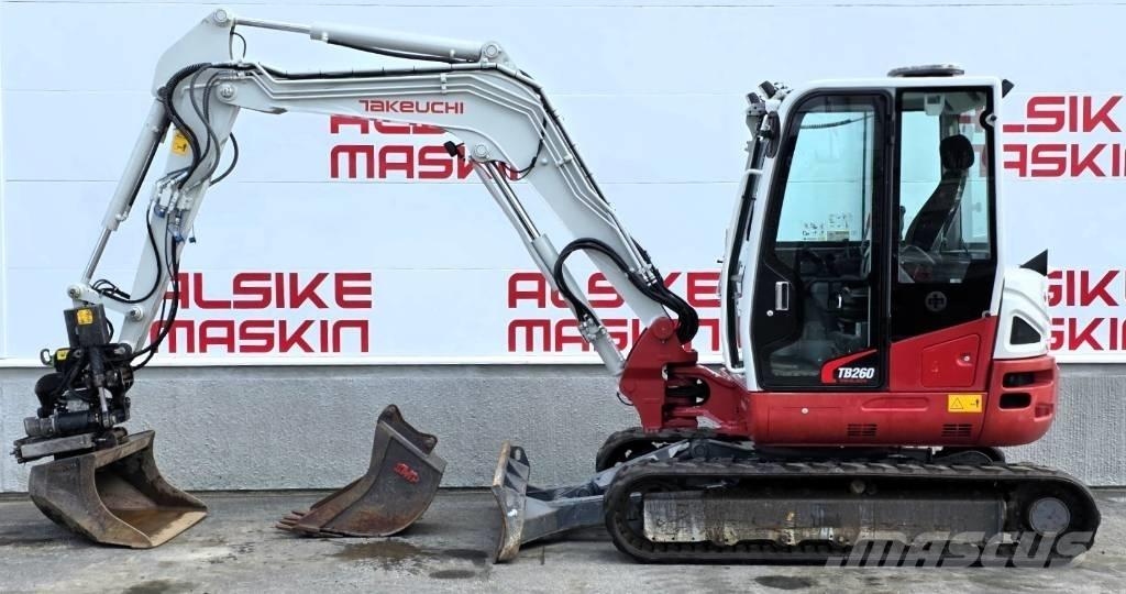 Takeuchi TB 260 Мини екскаватори < 7 т