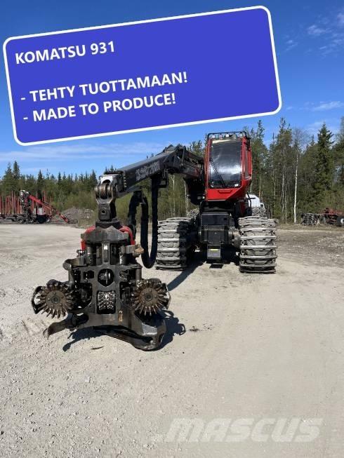 Komatsu 931 Харвестери