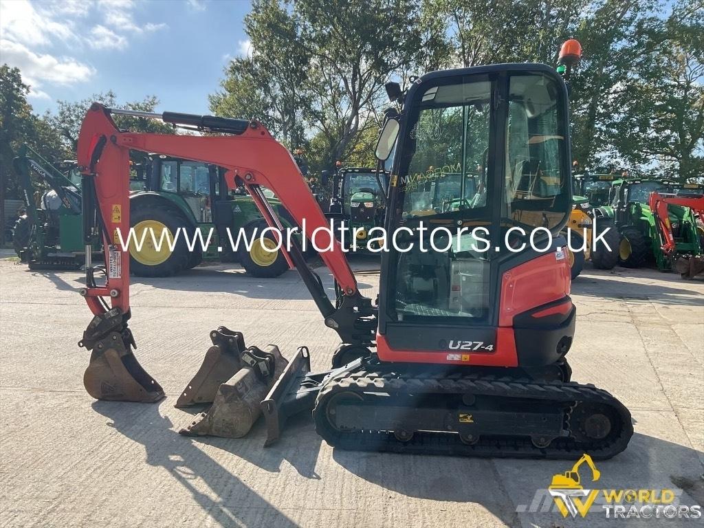 Kubota U 27-4 Мини екскаватори < 7 т