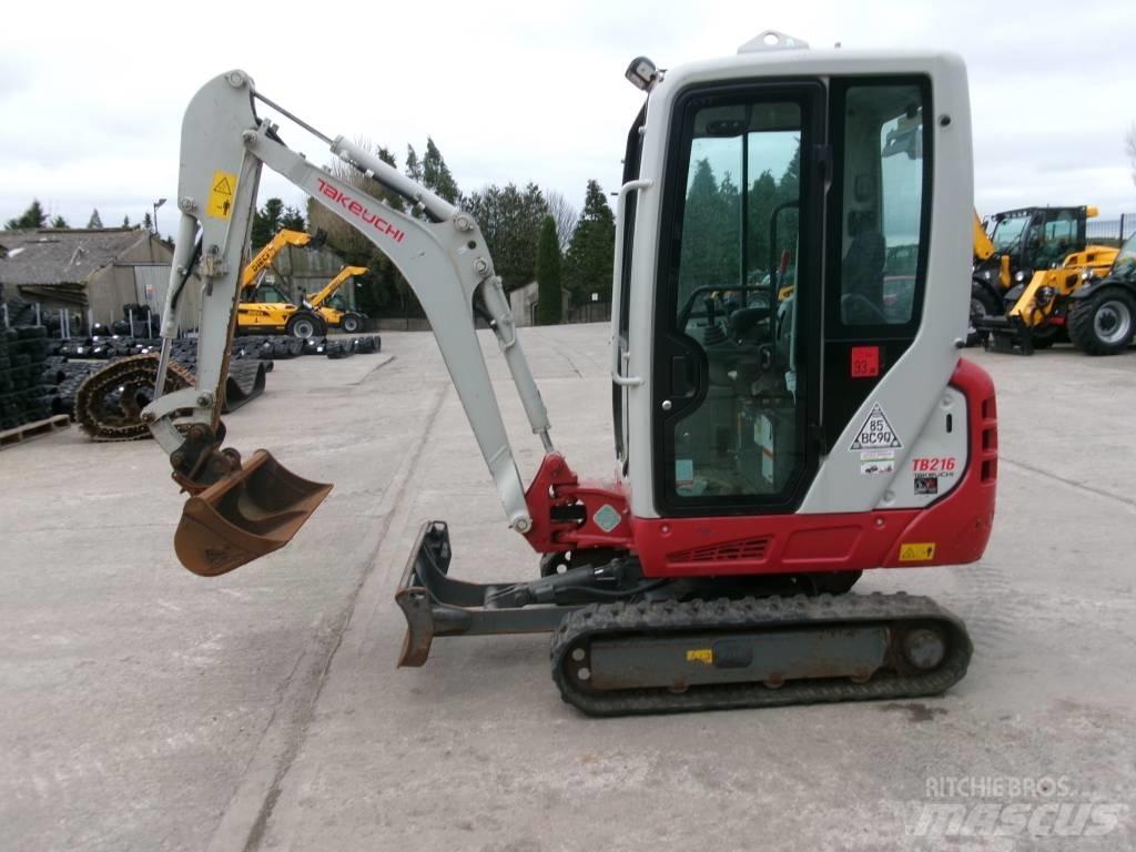Takeuchi TB 216 Мини екскаватори < 7 т
