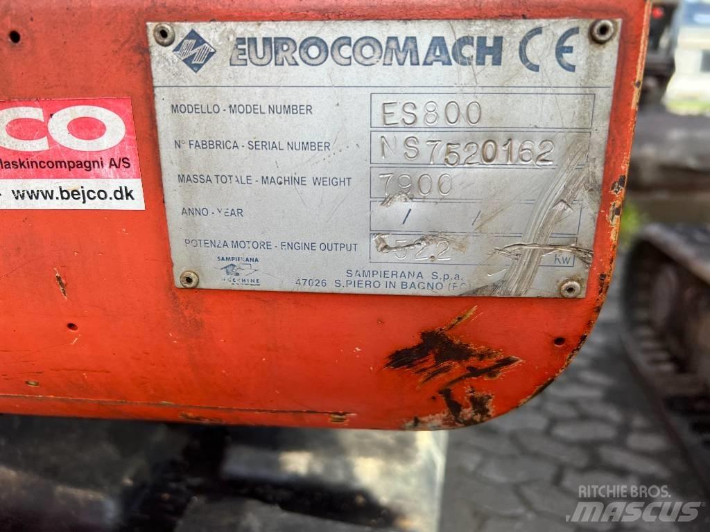 Eurocomach es800 Средни екскаватори 7т - 12т