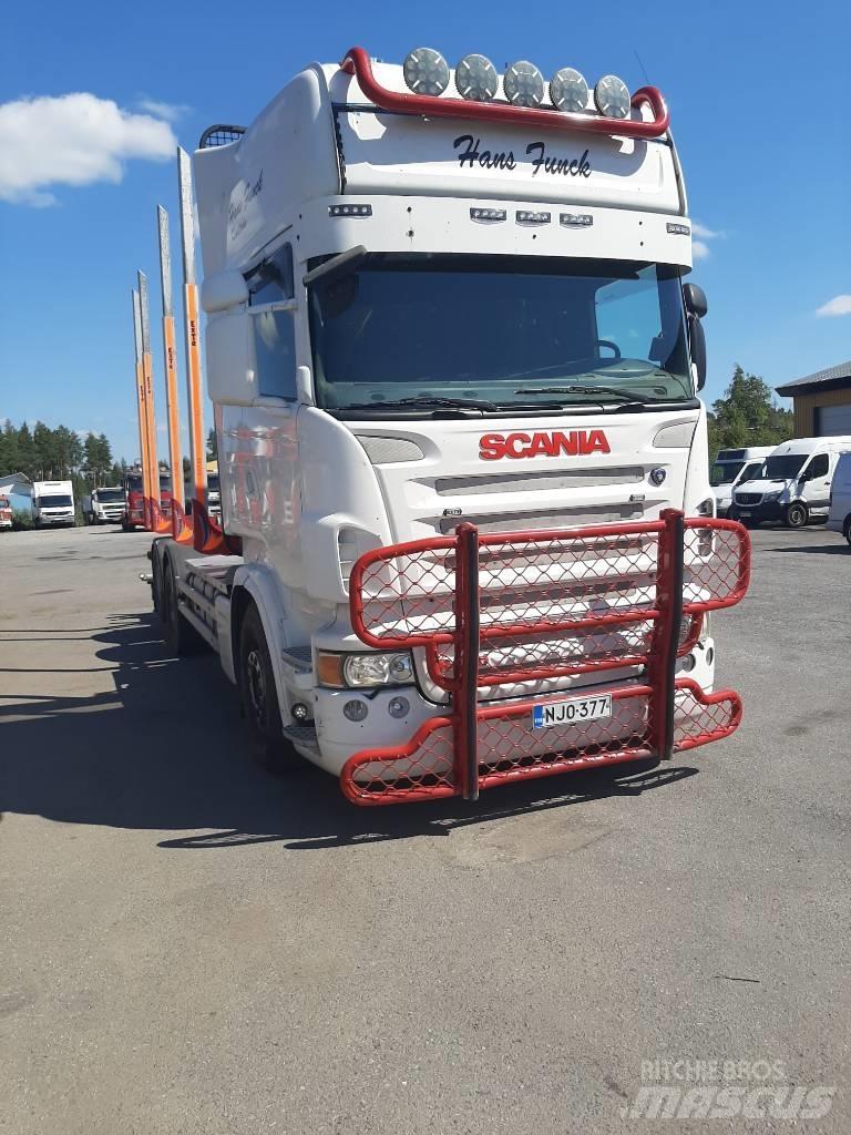 Scania R 560 За превоз на дървени трупи