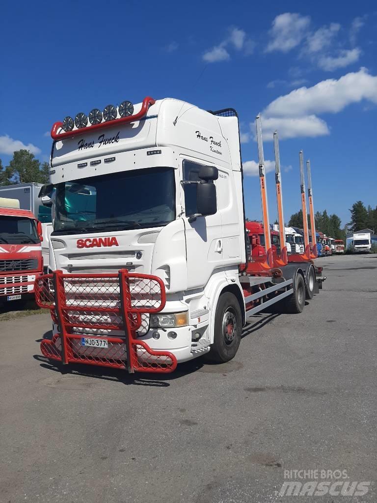 Scania R 560 За превоз на дървени трупи