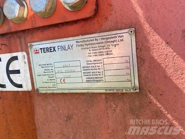 Terex Finlay 694T Мобилни скрийнери
