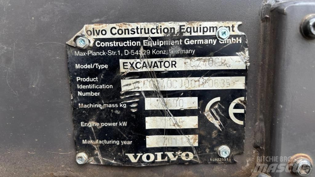 Volvo EC 240 C L Верижен екскаватор