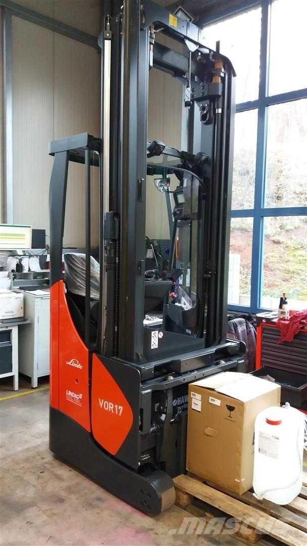 Linde R16X Ретрак/ Високоповдигач с изместване на вилката напред