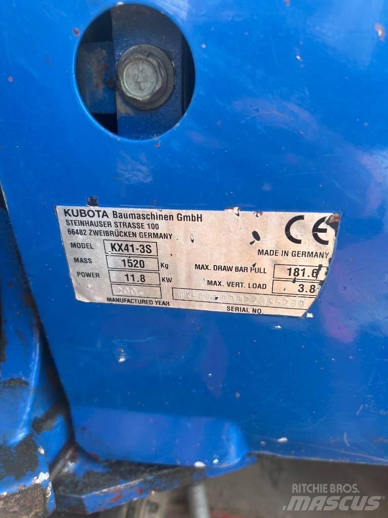 Kubota KX 41-3 S Мини екскаватори < 7 т