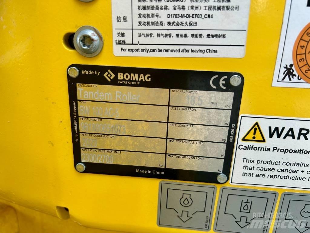 Bomag BW 100 AC-5 Двойни барабанни ролки
