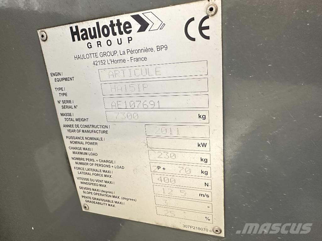 Haulotte HA 15 IP Съчленени стрелови подемници