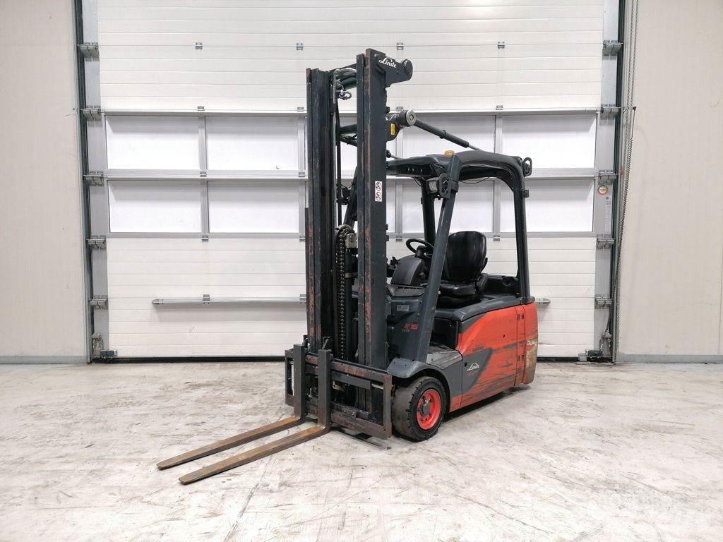 Linde E16L-02 Електрически вилични кари-повдигачи