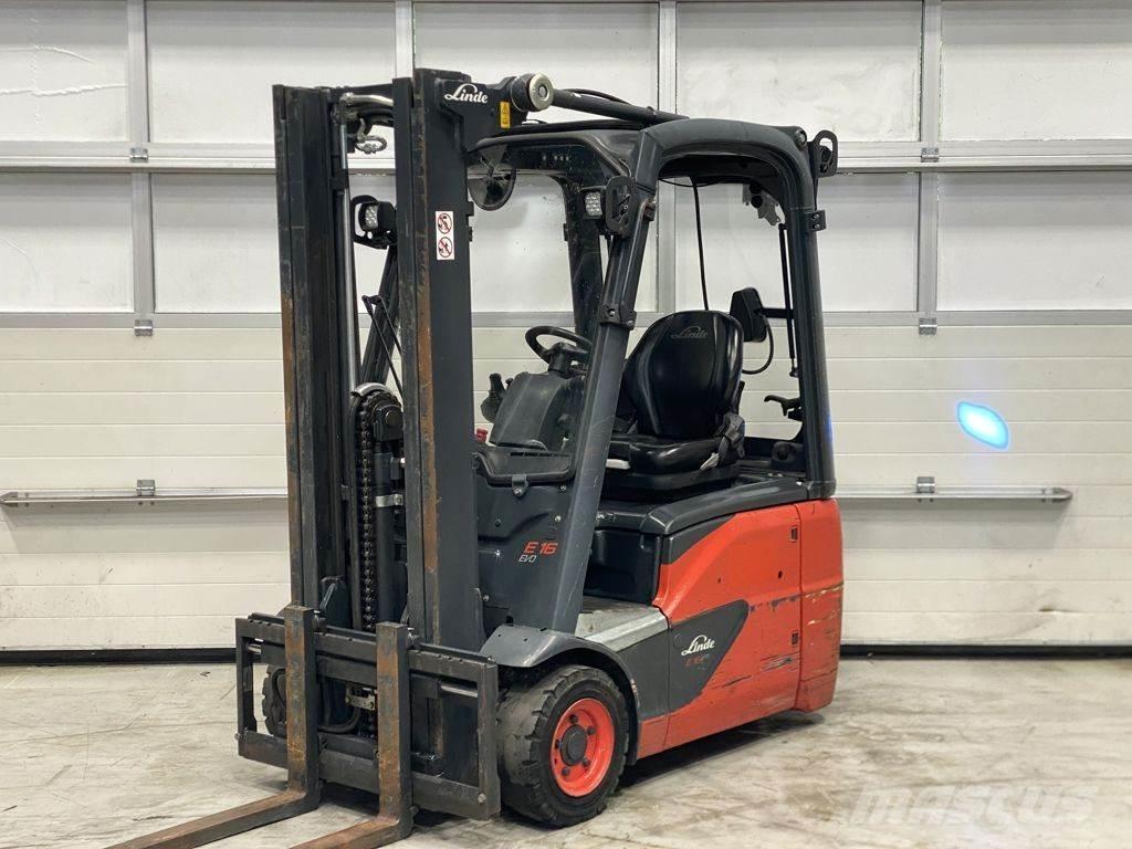 Linde E16C-02 Електрически вилични кари-повдигачи
