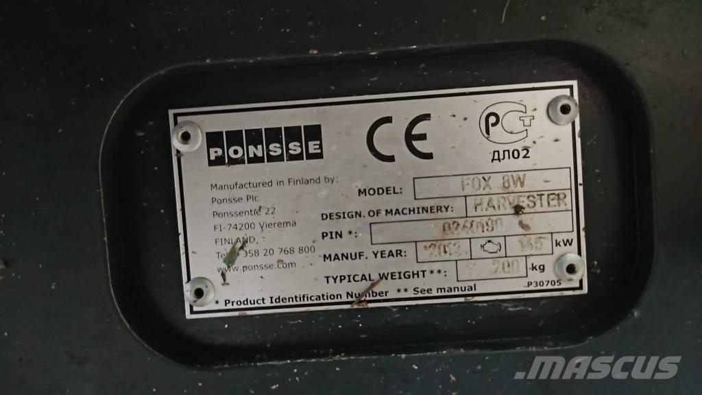 Ponsse Fox Харвестери