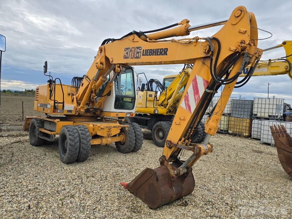 Liebherr A 316 Колесни екскаватори