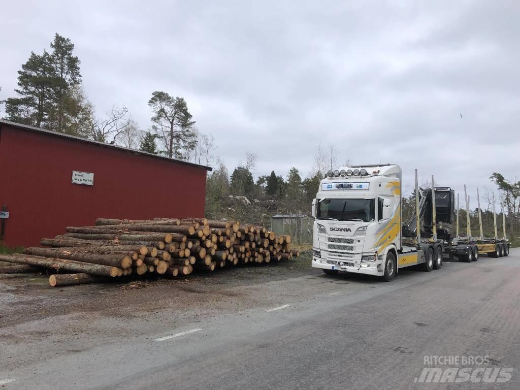 Scania R 650 За превоз на дървени трупи