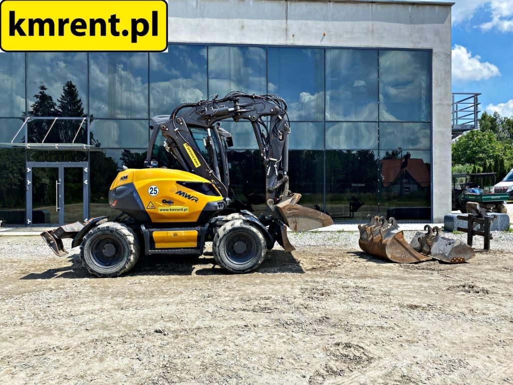 Mecalac 9 MWR. Колесни екскаватори