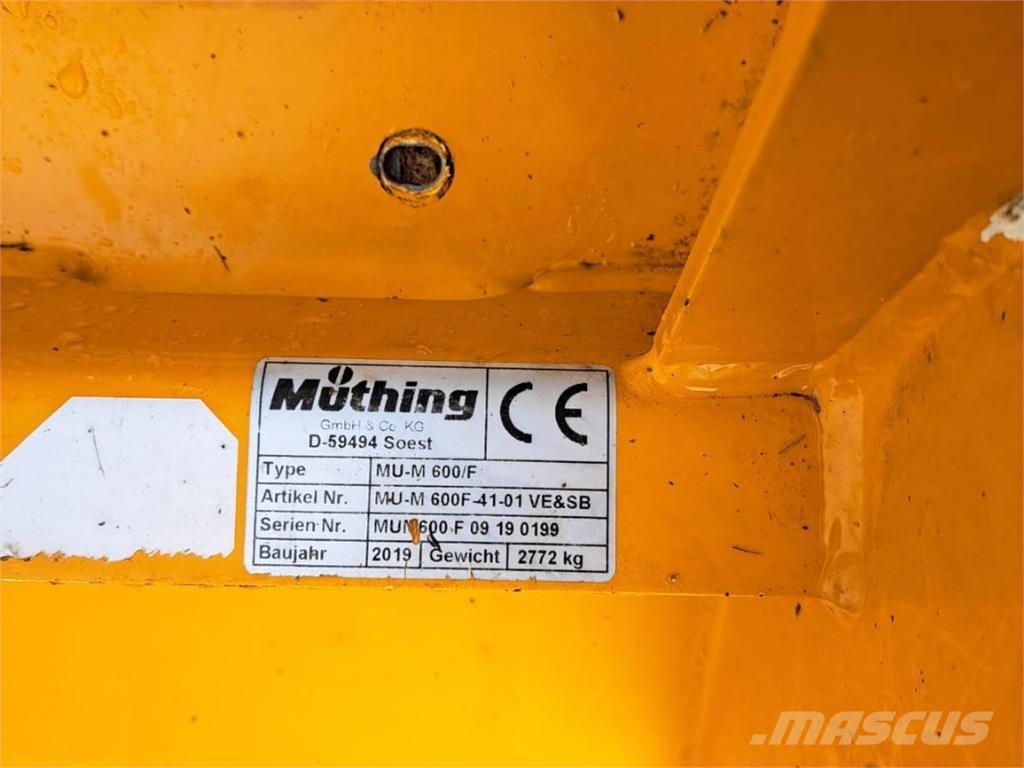 Müthing MU-M 600 F Поддръжка - Други