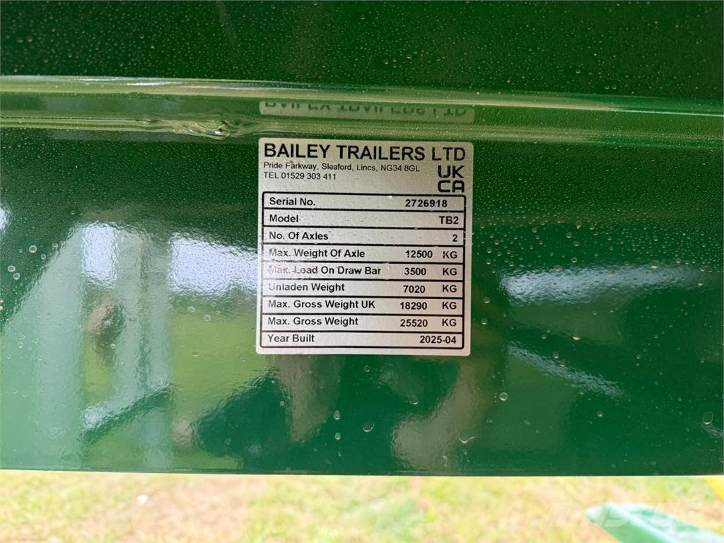 Bailey TB18 Ремаркета за бали