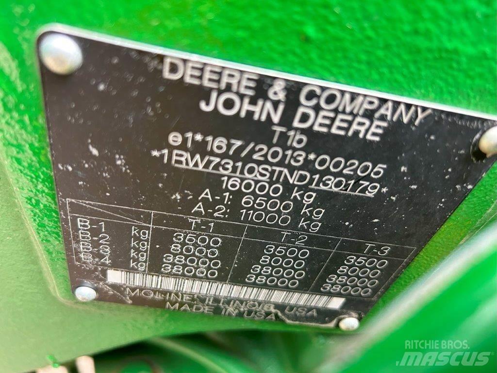 John Deere 7R310 Трактори