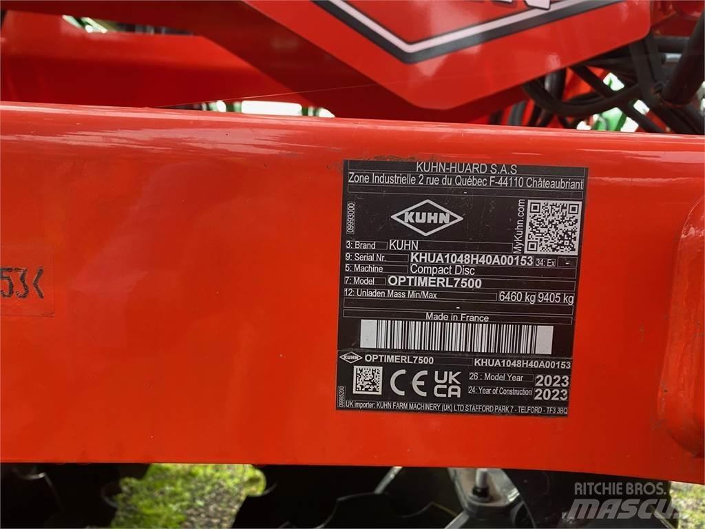 Kuhn OPTIMERL7500 Култиватори