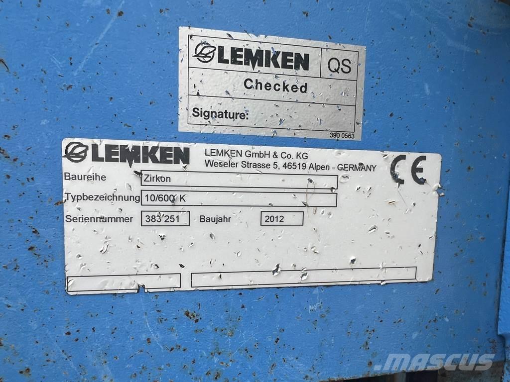 Lemken ZIRKON 10 Брани и ротационни рали