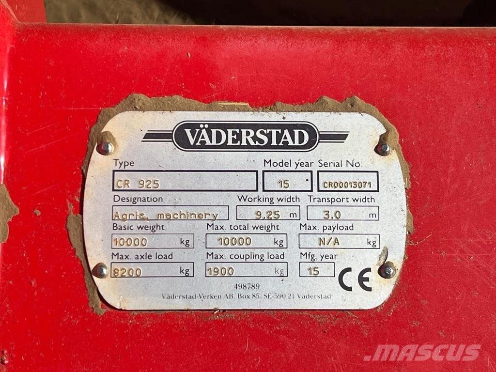 Väderstad CR925 Стандартни плугове