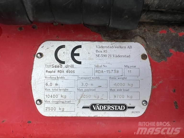 Väderstad RDA600S Редосеялки
