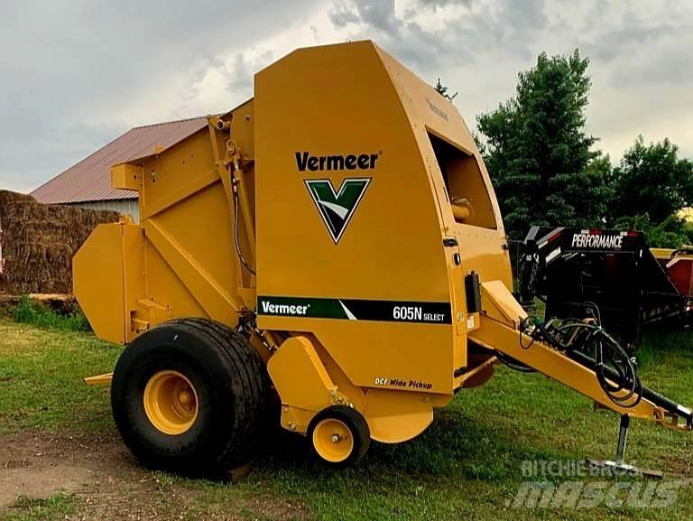 Vermeer 605N Сламопреси за кръгли бали
