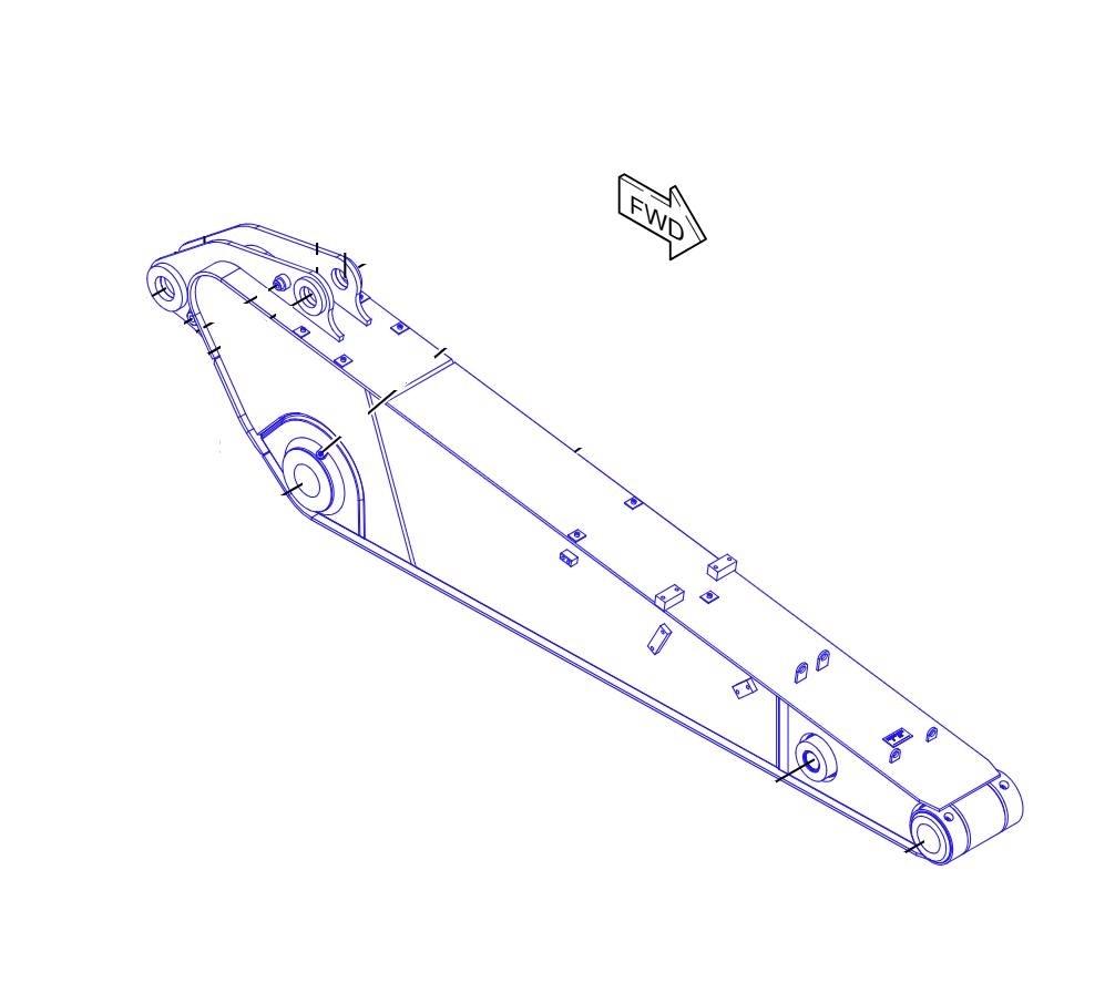 CAT M314F Стрели и рамена
