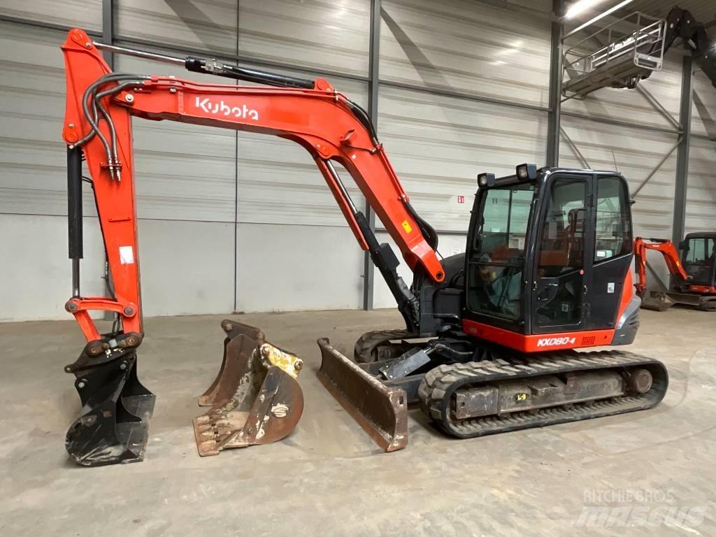 Kubota KX 080-4 Средни екскаватори 7т - 12т