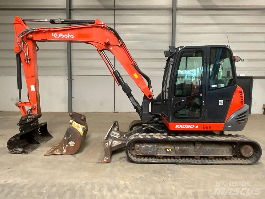 Kubota KX 080-4 Средни екскаватори 7т - 12т