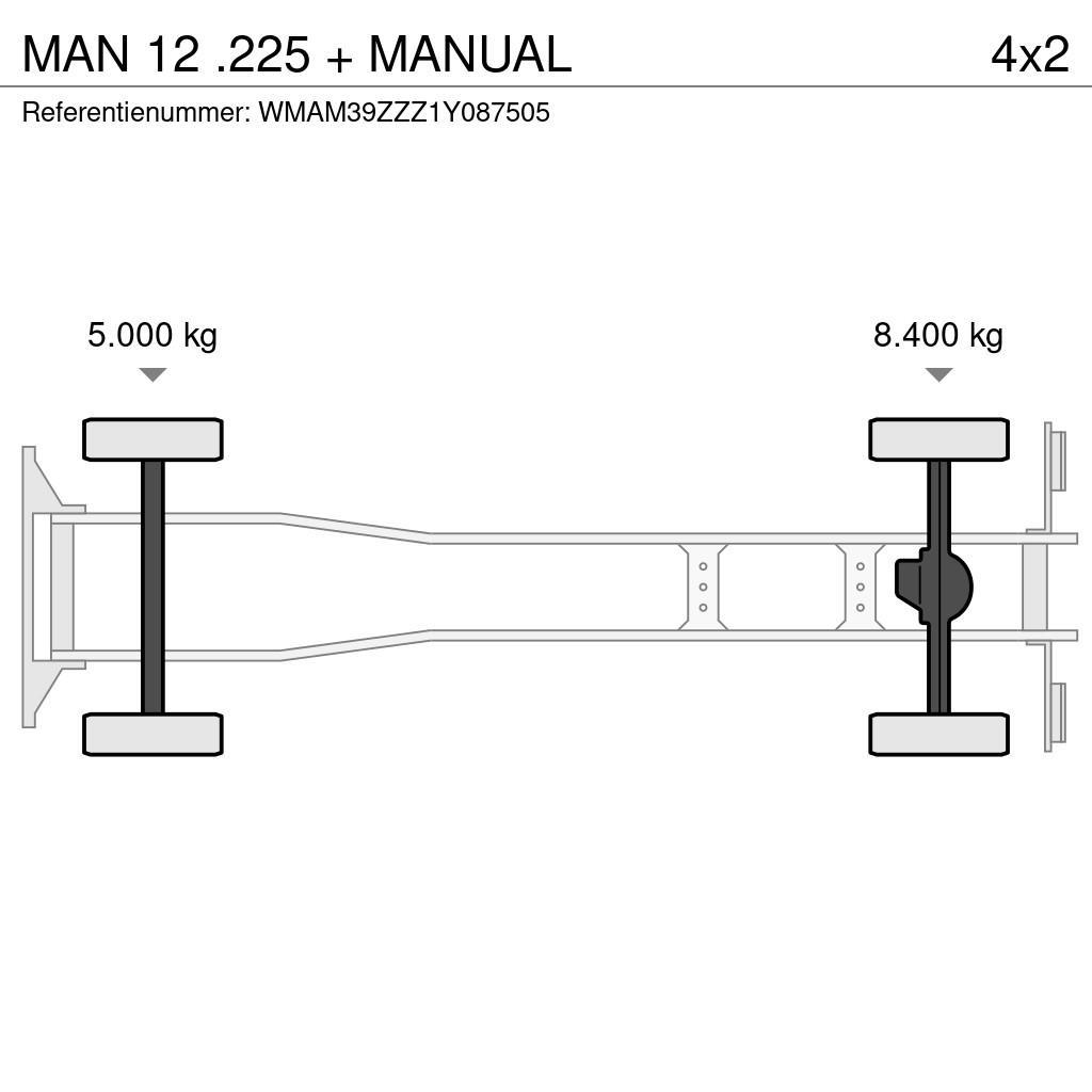 MAN 12 .225 + MANUAL Камиони за превоз на животни
