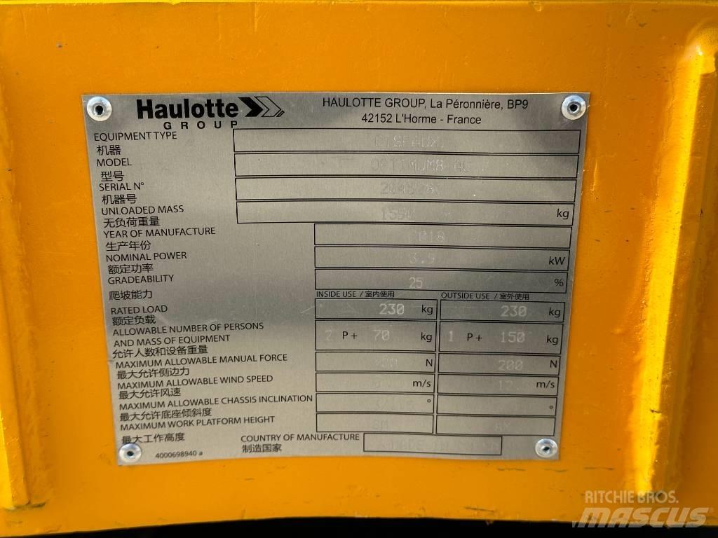 Haulotte OPTIMUM 8 Ножични работни платформи