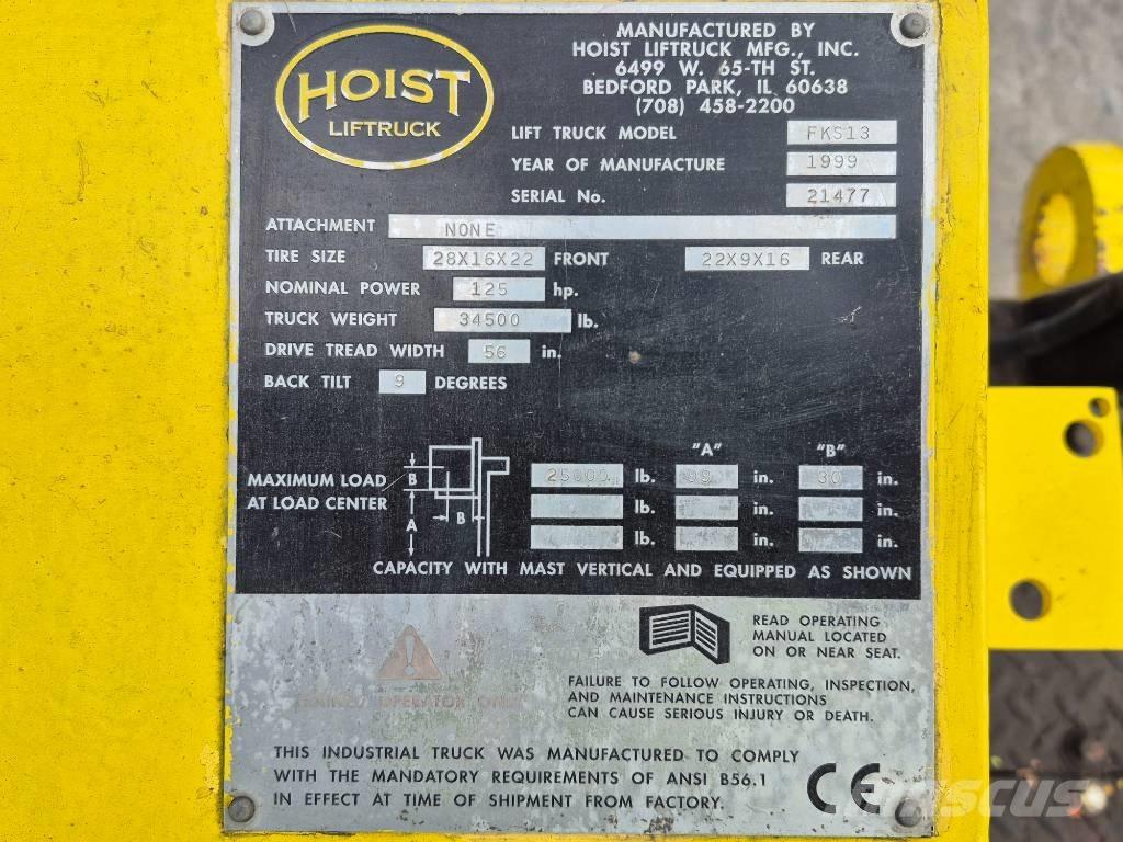 Hoist FKS 13 Вилични кари-повдигачи - други