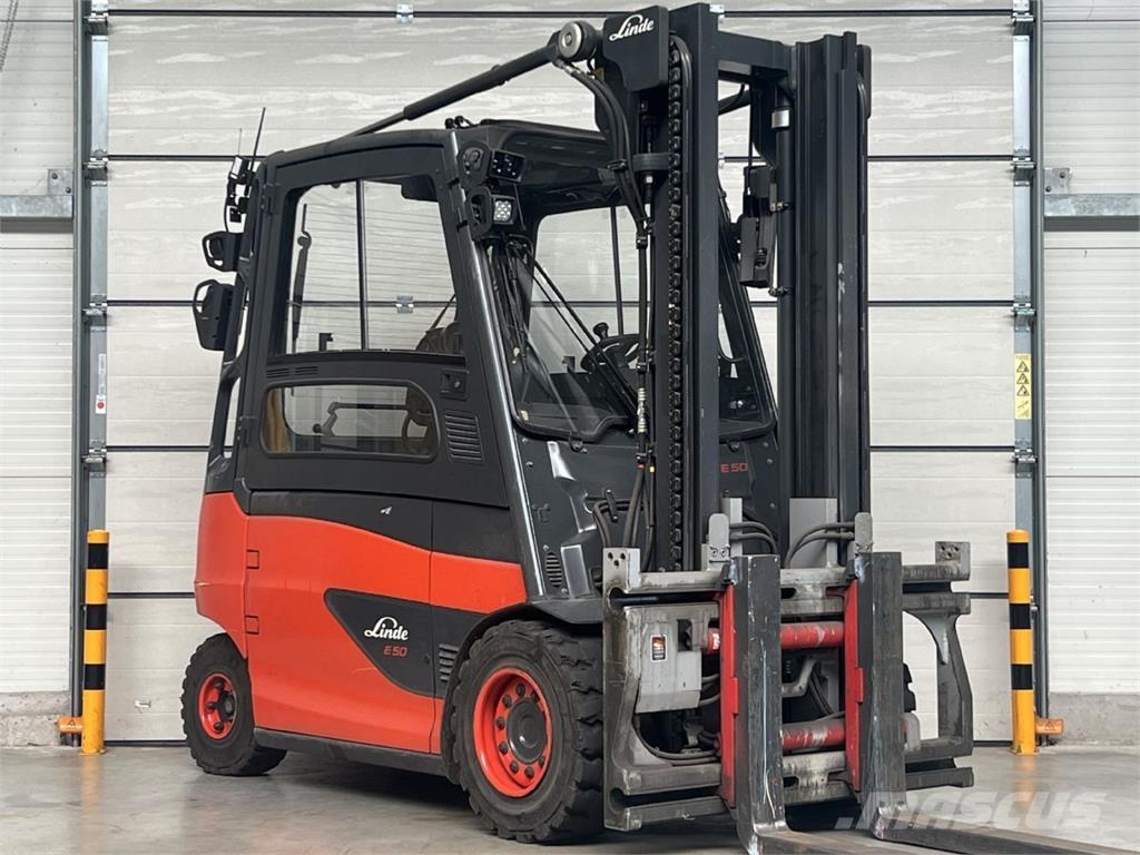 Linde E 50HL-01 Електрически вилични кари-повдигачи
