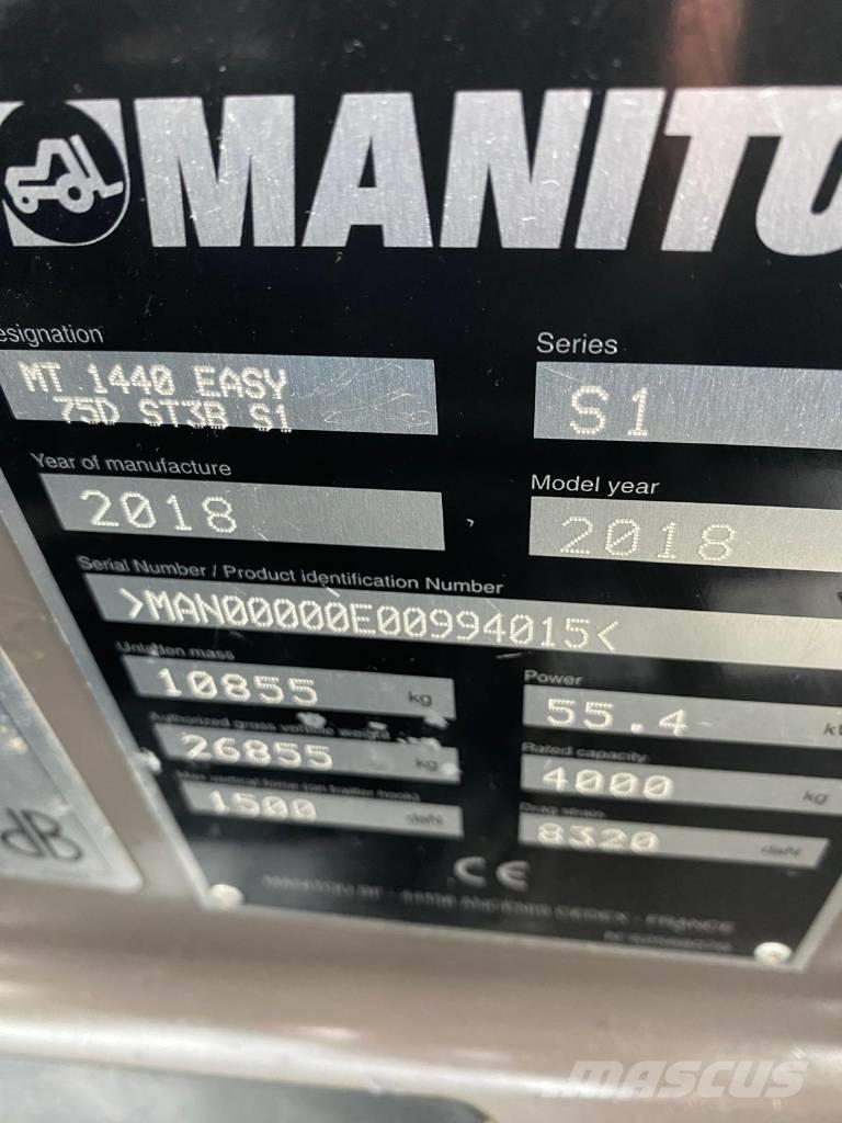 Manitou MT 1440 Телескопични товарачи