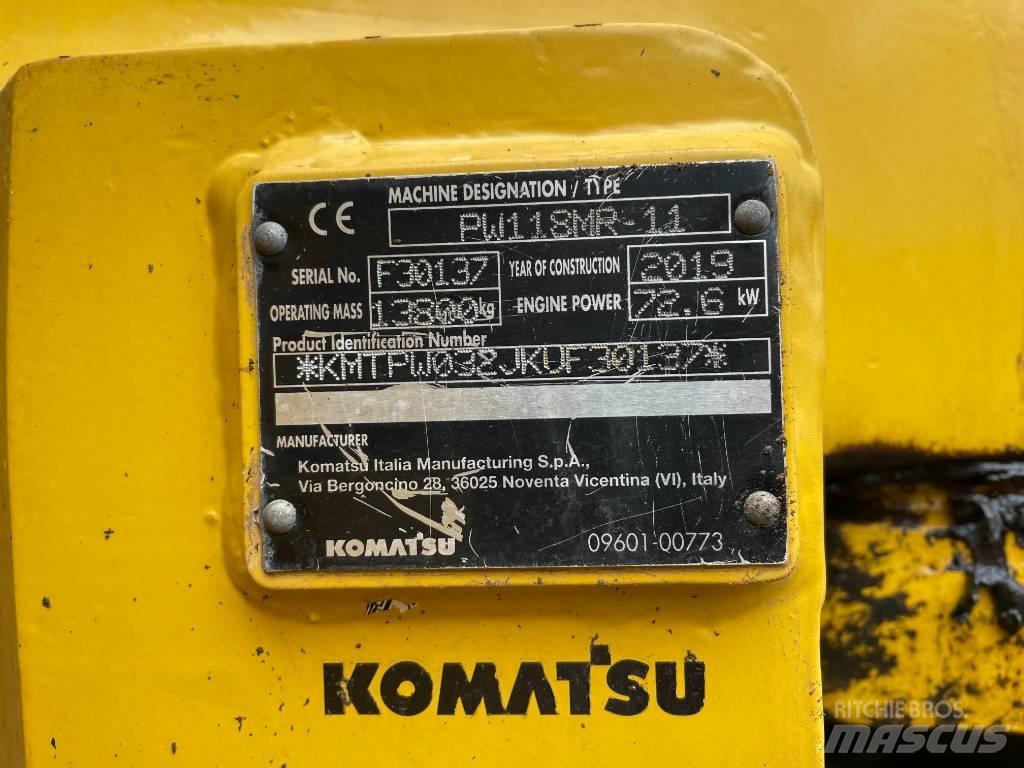 Komatsu PW 118 Колесни екскаватори