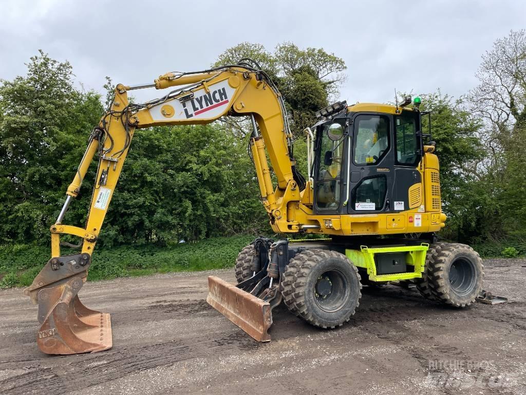Komatsu PW 118 Колесни екскаватори