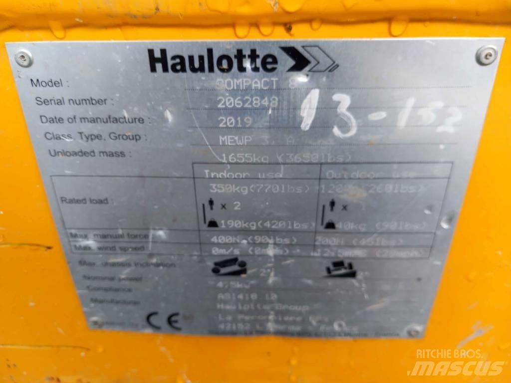Haulotte Compact 8 Ножични работни платформи
