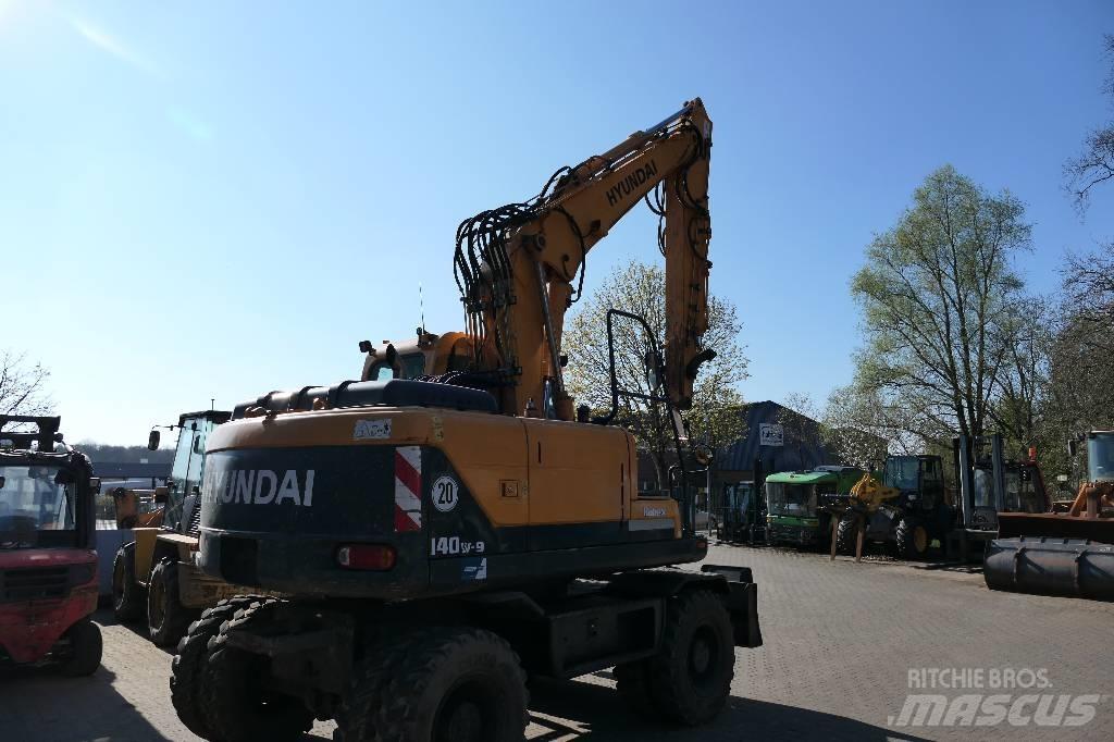 Hyundai 140-9 Колесни екскаватори