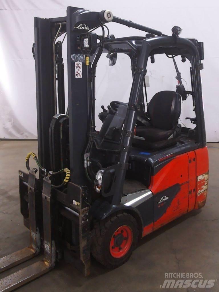 Linde E16C-02 Електрически вилични кари-повдигачи