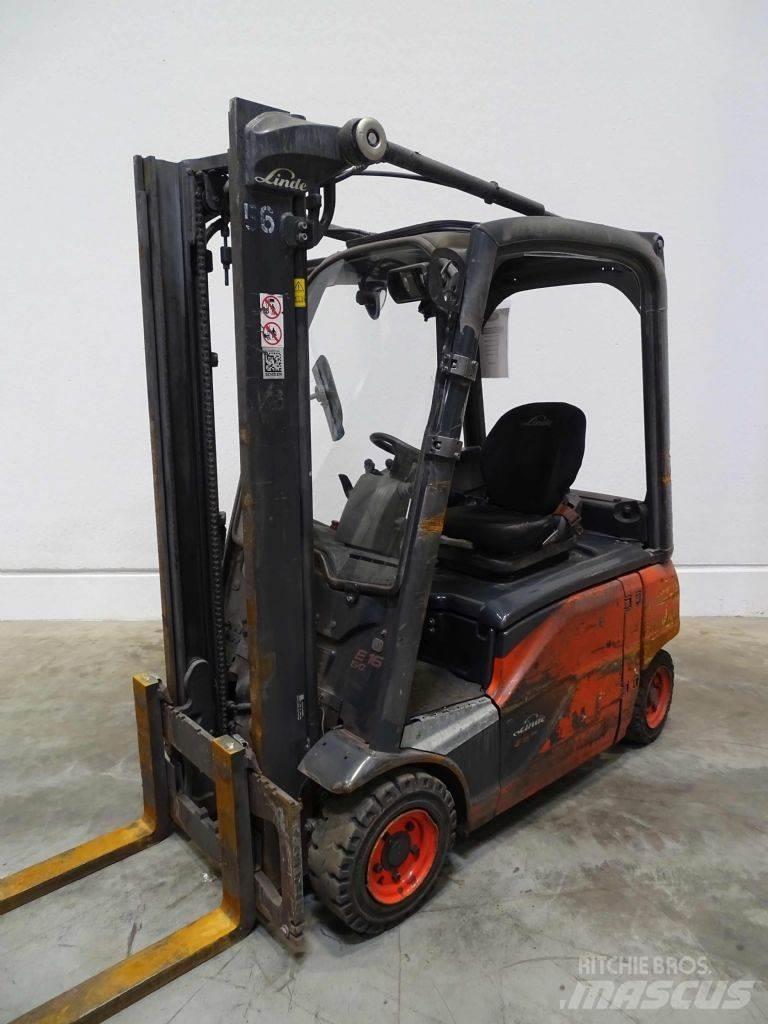 Linde E16P-02 Електрически вилични кари-повдигачи