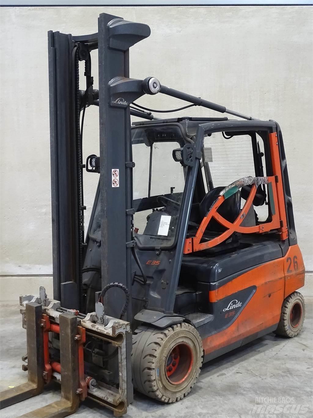 Linde E35L Електрически вилични кари-повдигачи