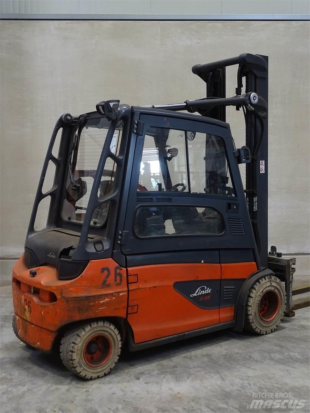 Linde E35L Електрически вилични кари-повдигачи
